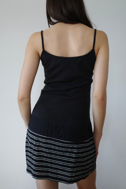 CUSTO BARCELONA SPAGHETTI MINIDRESS