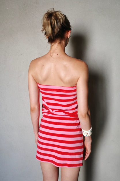 VINTAGE DIESEL BANDEAU MINIDRESS