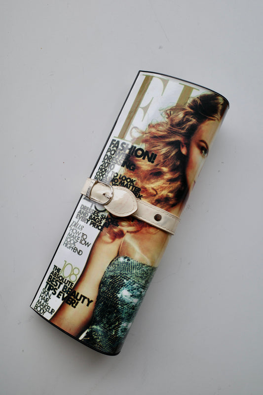 MAGAZINE CLUTCH (GREEN, TAYLOR)