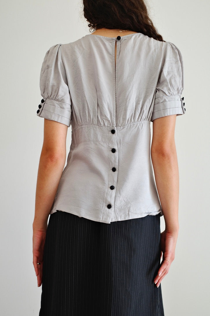 DELICATE PUFF SLEEVE BLOUSE