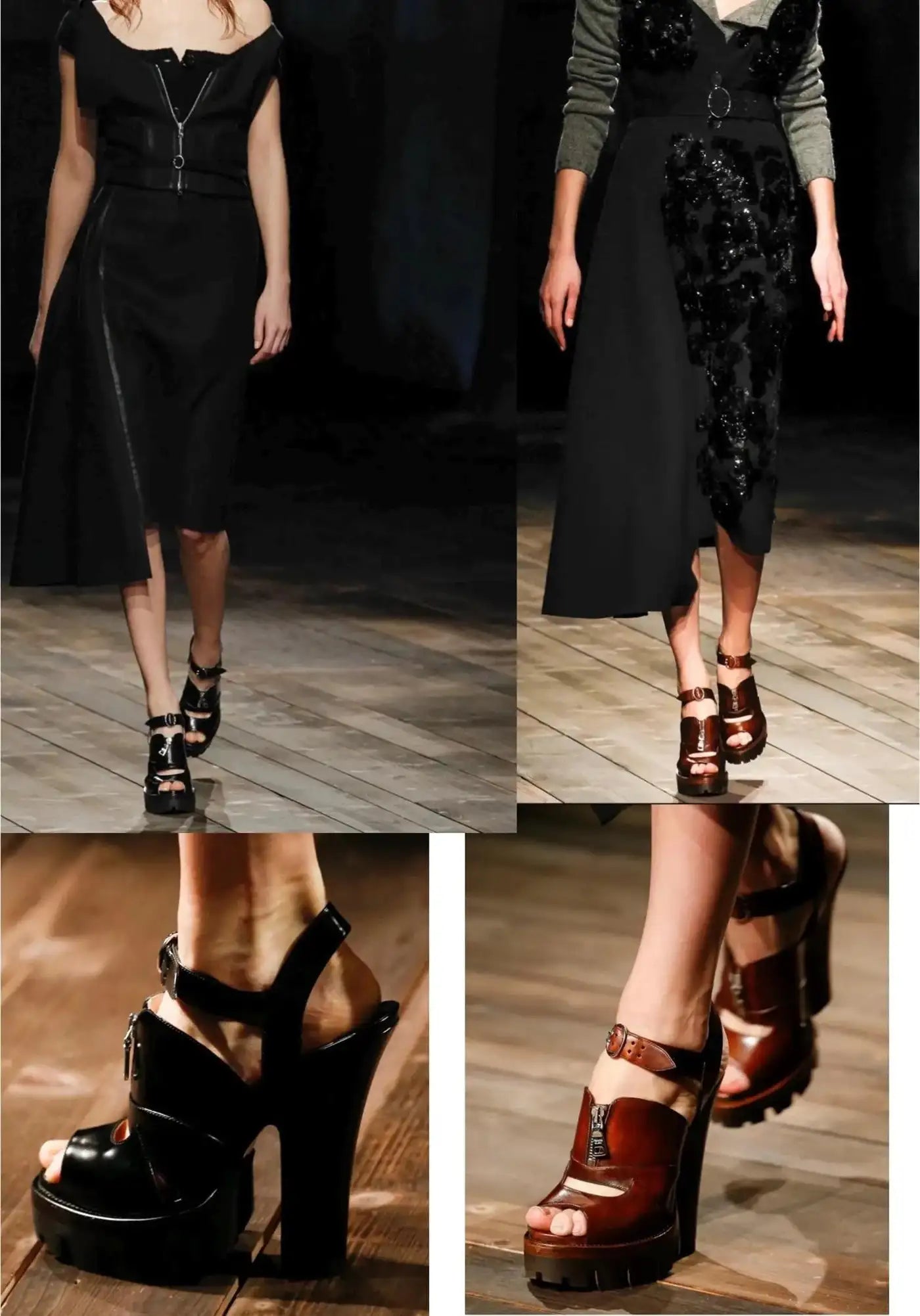 PRADA F/W2013 CLOG HEELS