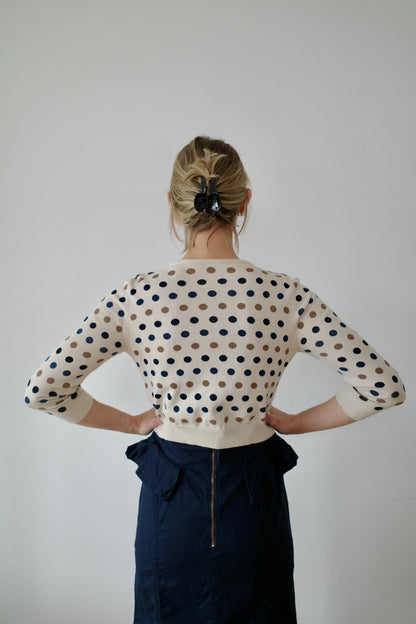 POLKA DOT CARDIGAN