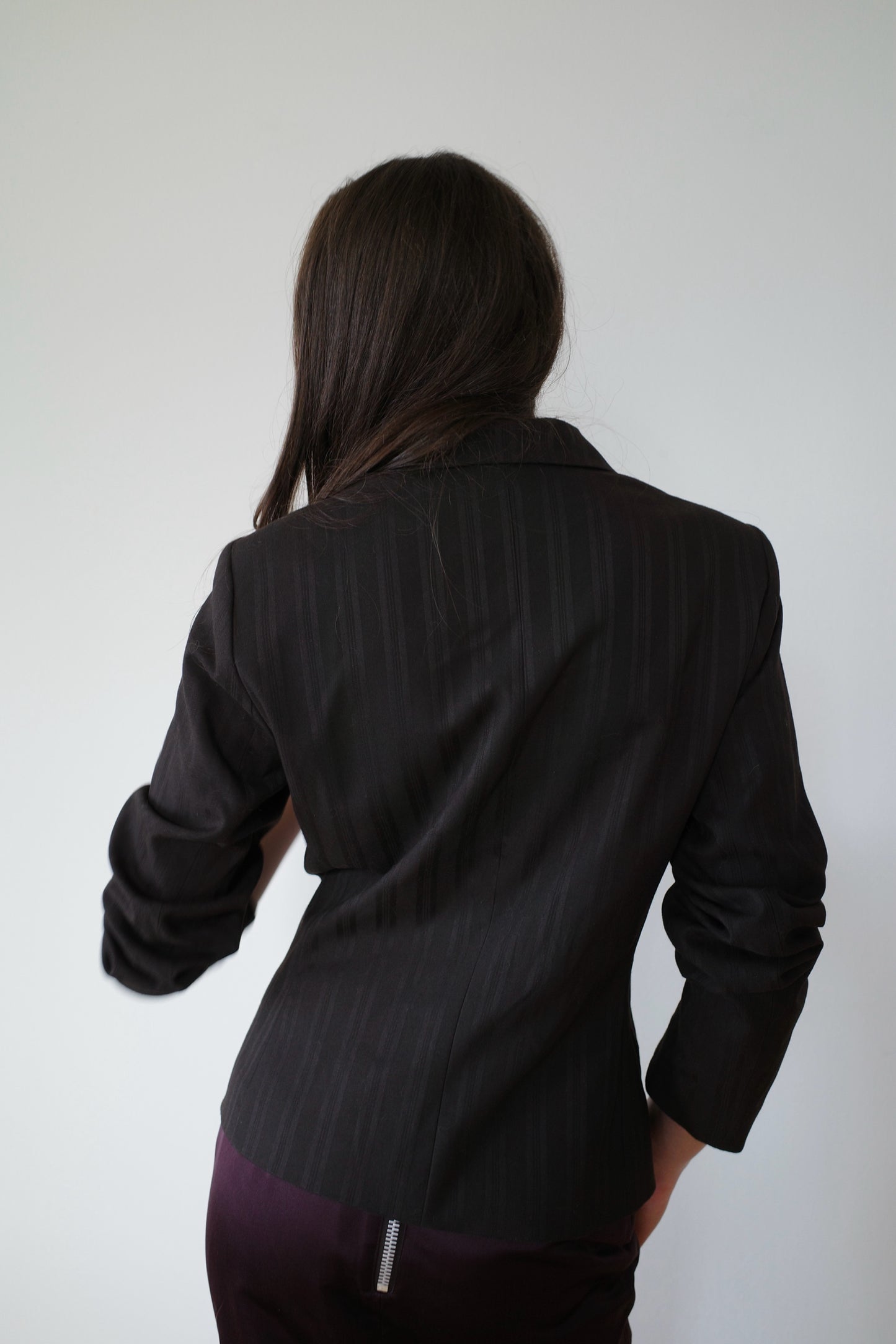 DARK BROWN VINTAGE BLAZER