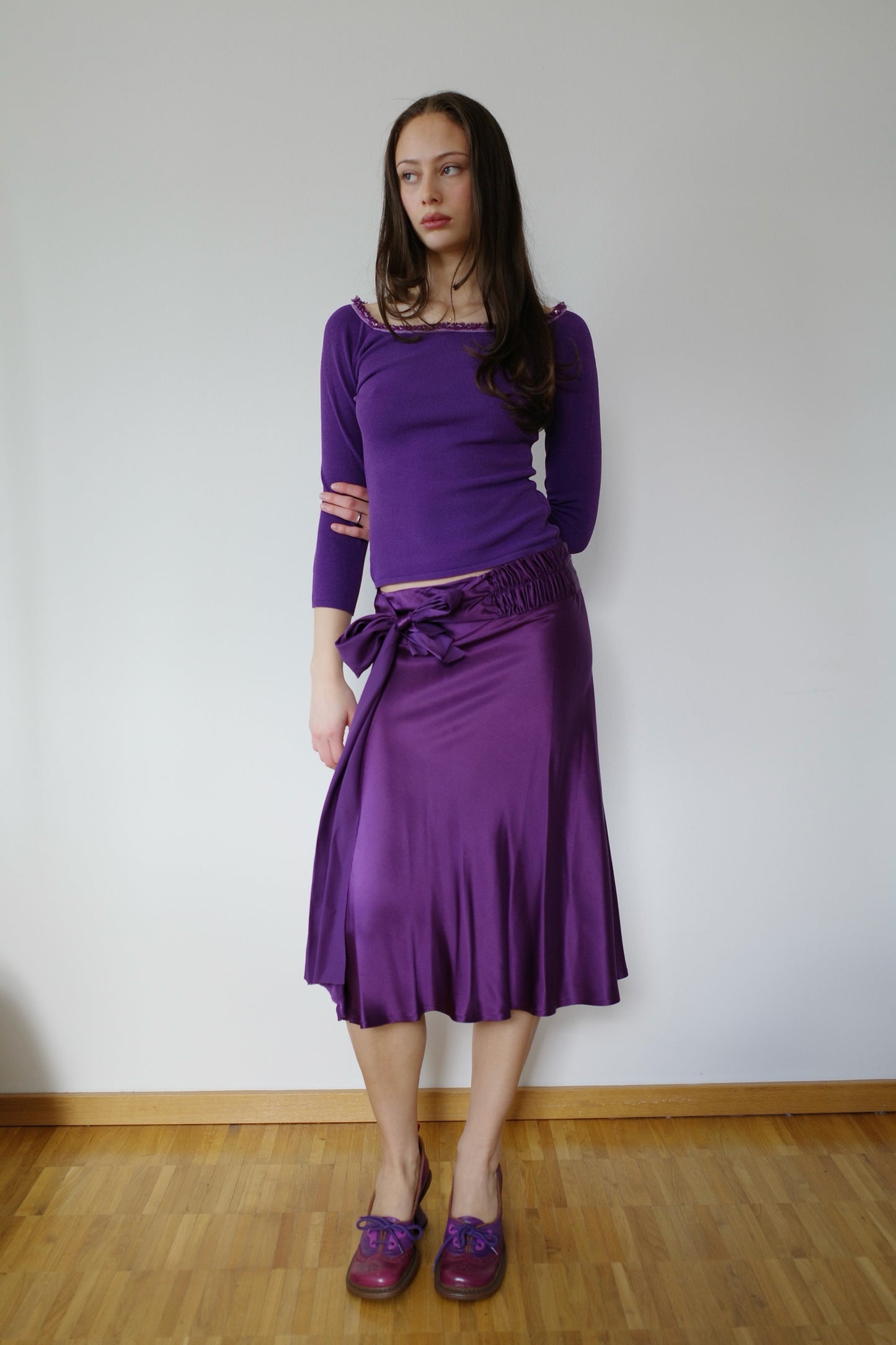 ANTONIO BERARDI 100% SILK SKIRT