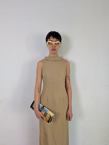 Linen Boatneck Dress