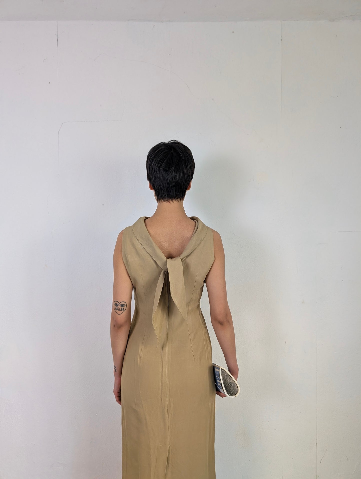 Linen Boatneck Dress