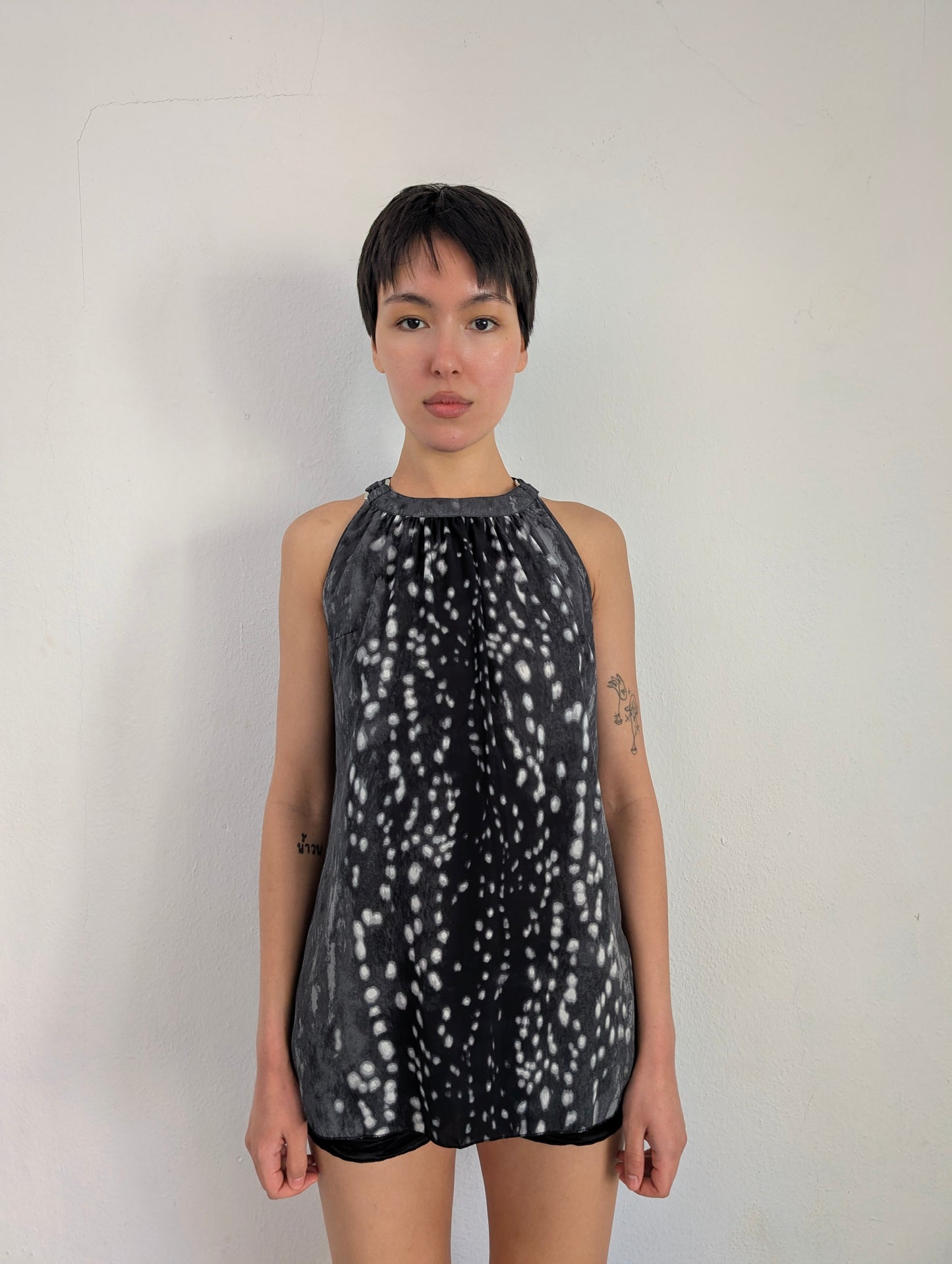 Silky Deer Shirtdress