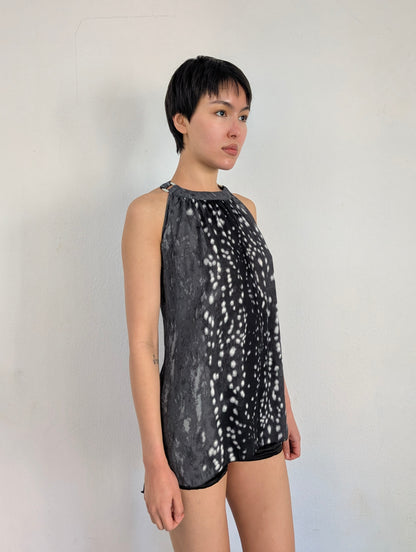 Silky Deer Shirtdress