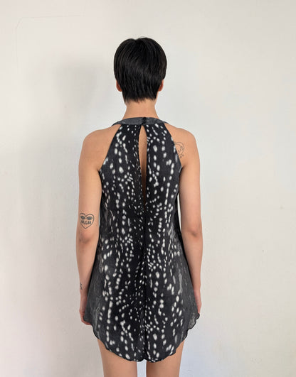 Silky Deer Shirtdress