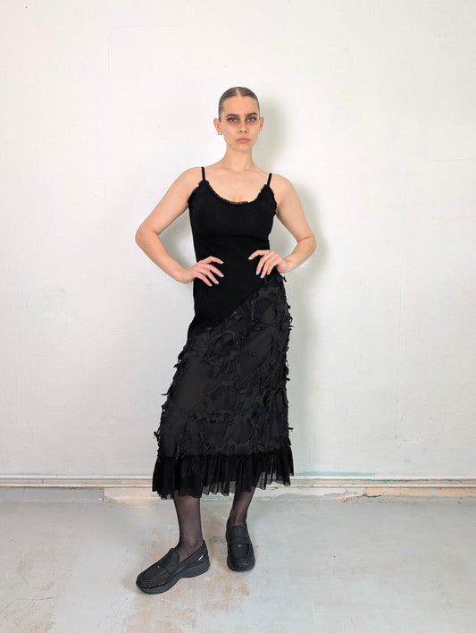 Distressed Camisole Dress