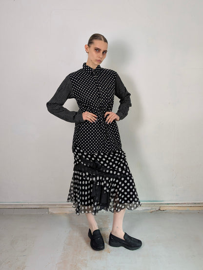 COMME des GARÇONS Polka Dot Blouse