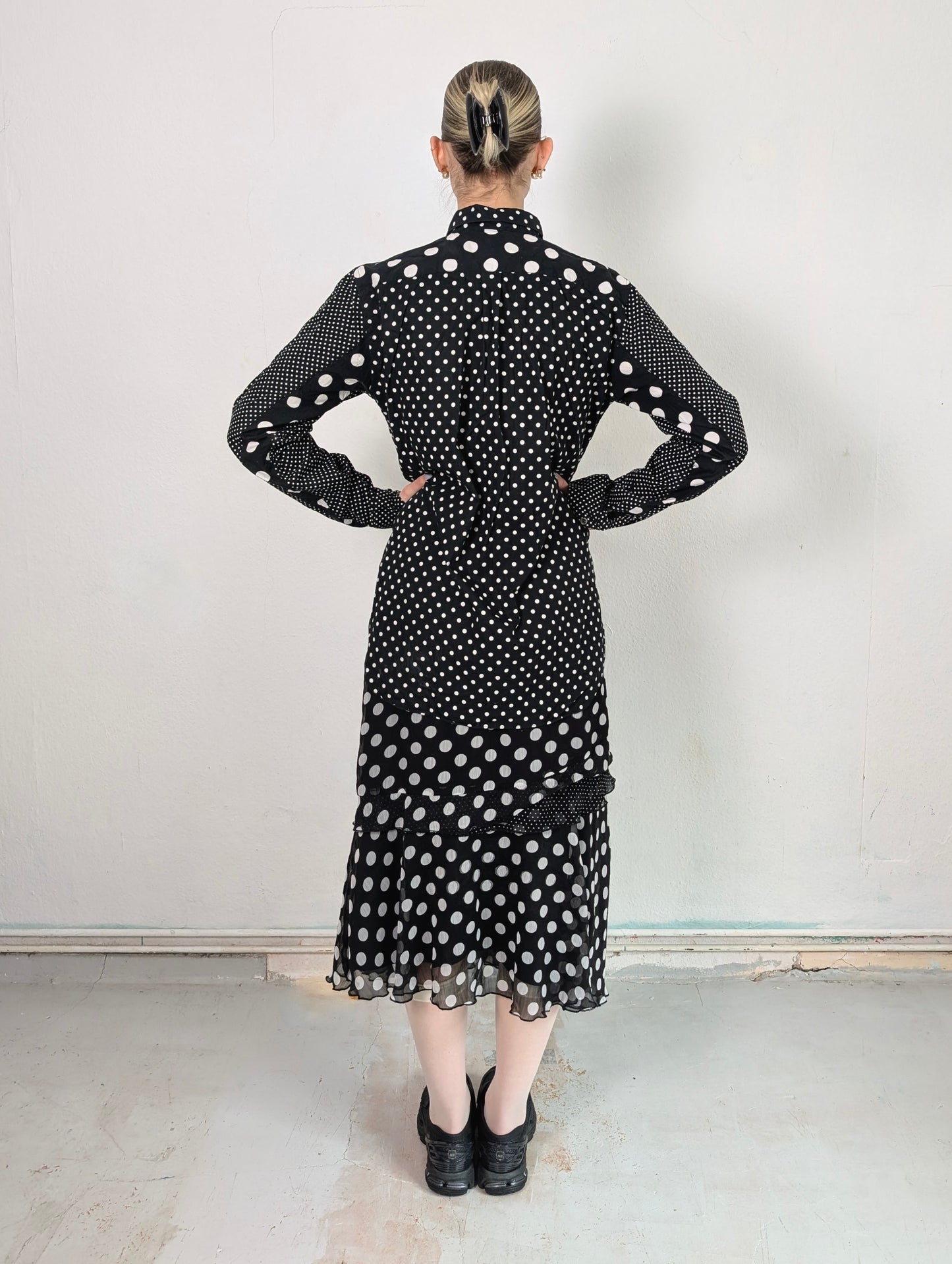 Polka Dot Ruffle Skirt