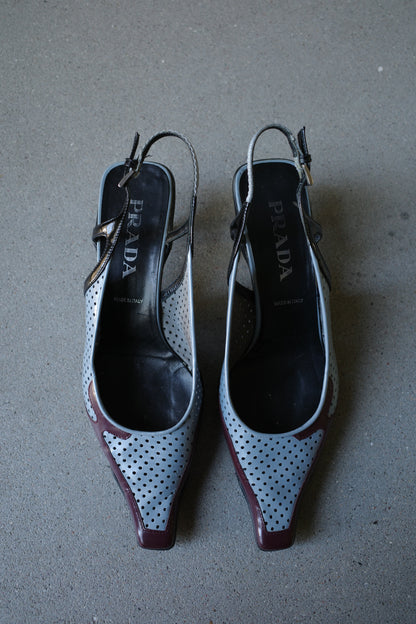 PRADA S/S 2000 KITTEN MULES