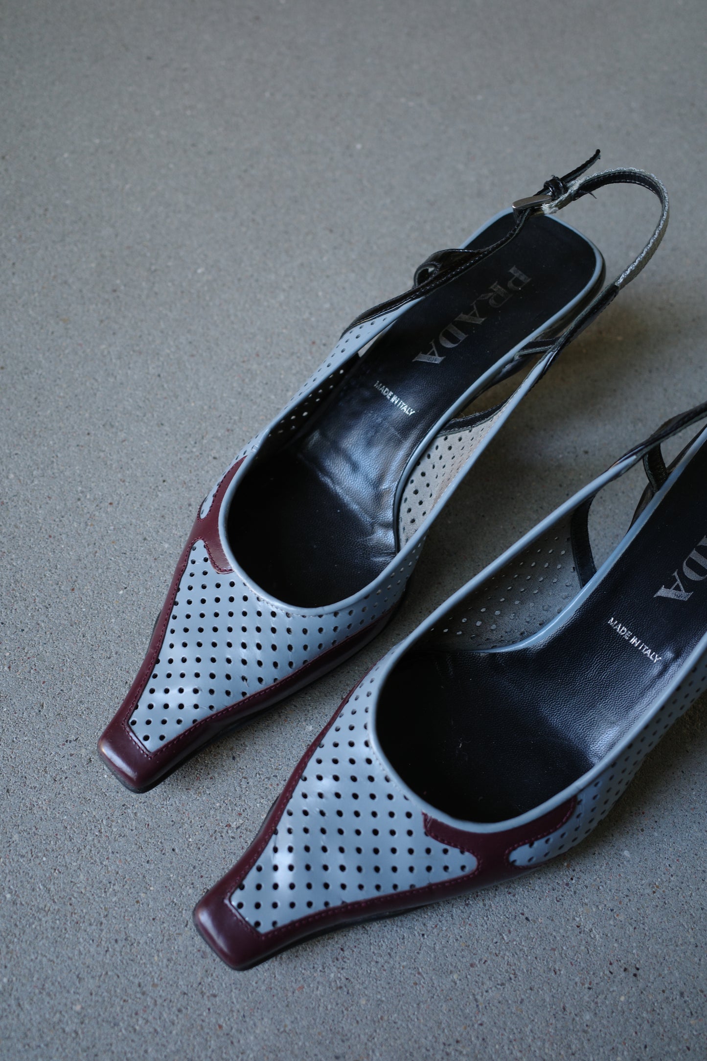 PRADA S/S 2000 KITTEN MULES