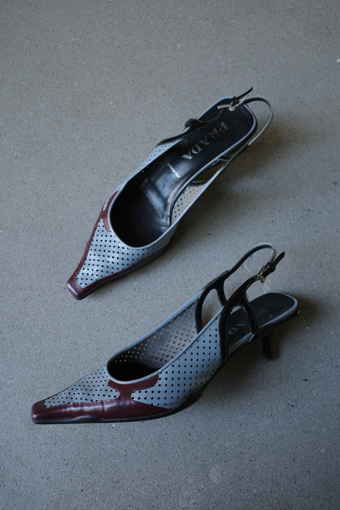 PRADA S/S 2000 KITTEN MULES