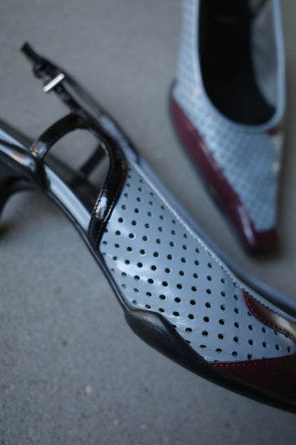 PRADA S/S 2000 KITTEN MULES