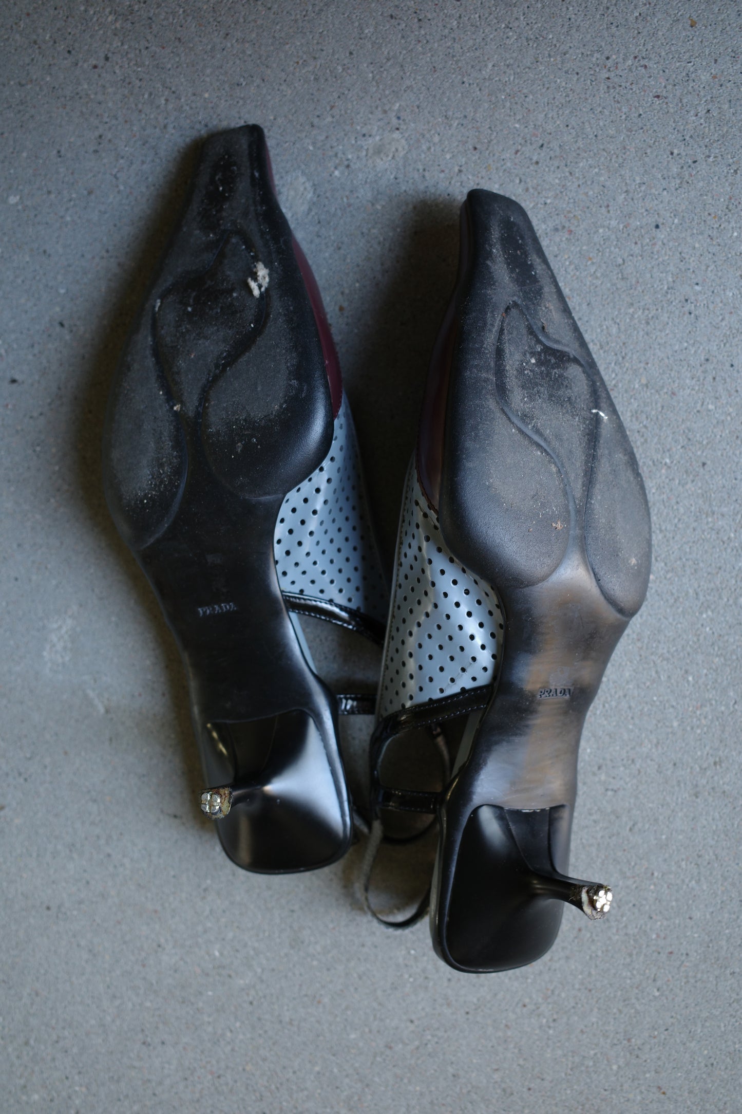 PRADA S/S 2000 KITTEN MULES