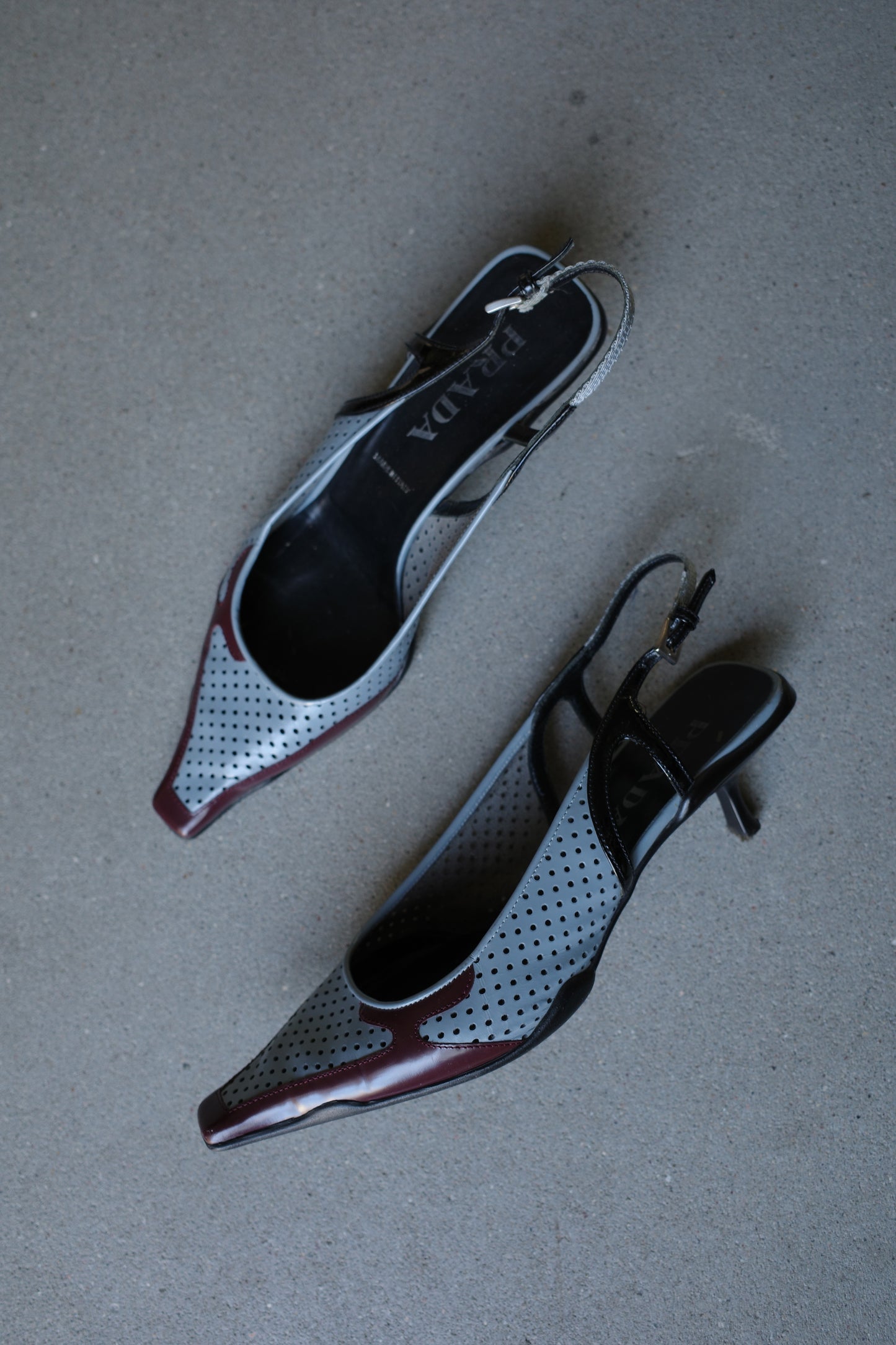 PRADA S/S 2000 KITTEN MULES
