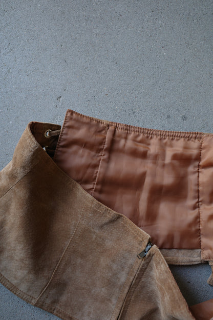 SUEDE LEATHER CORSET BELT