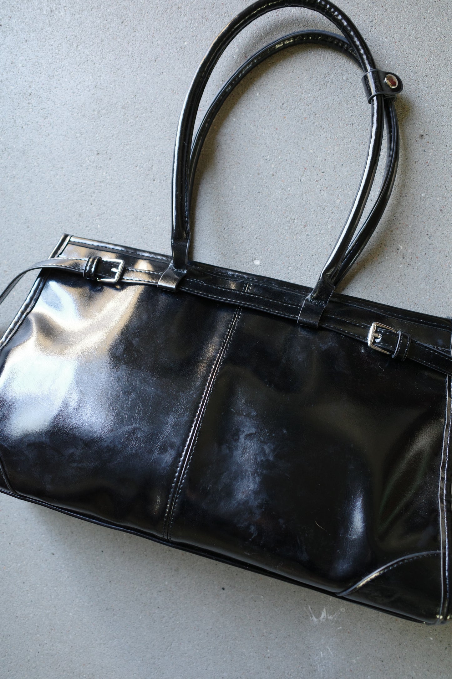 90s SHINY SHOULDER BAG
