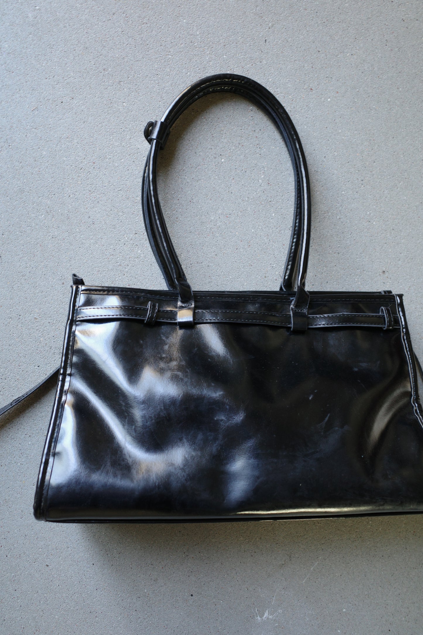 90s SHINY SHOULDER BAG