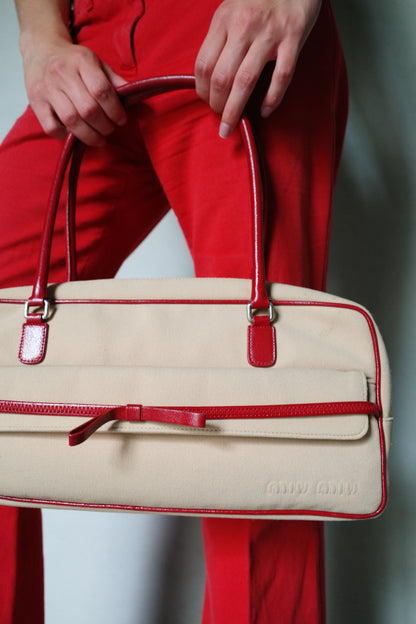 MIU MIU S/S 2000 CANVAS BAG