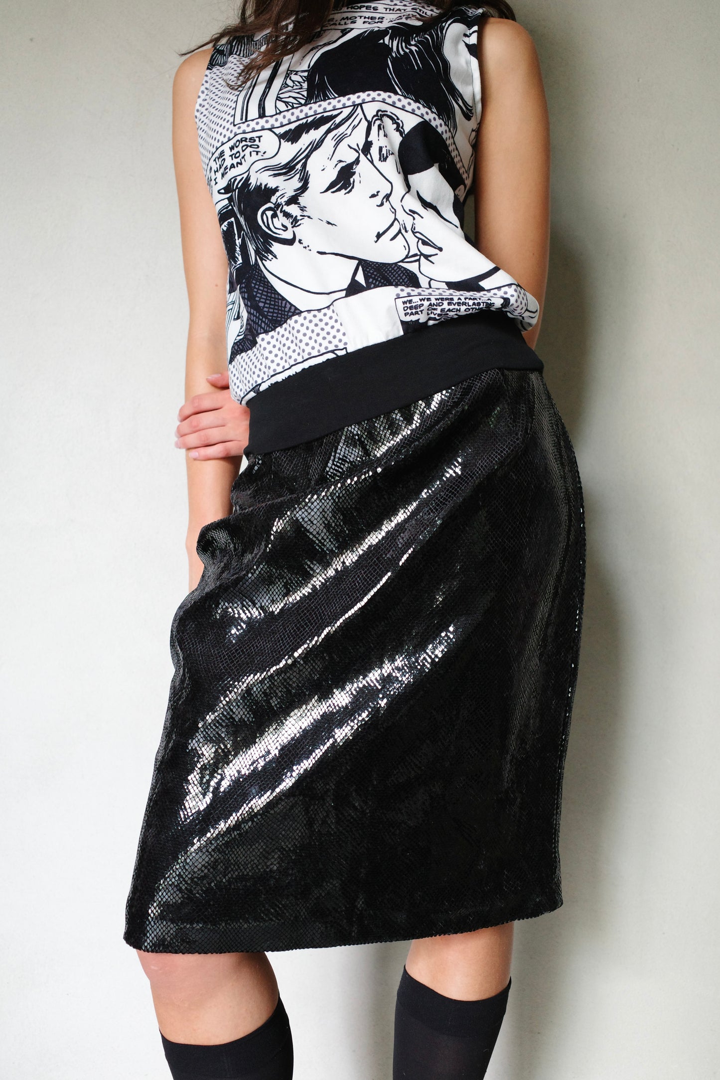 ITALIAN VINTAGE SNAKE SKIRT