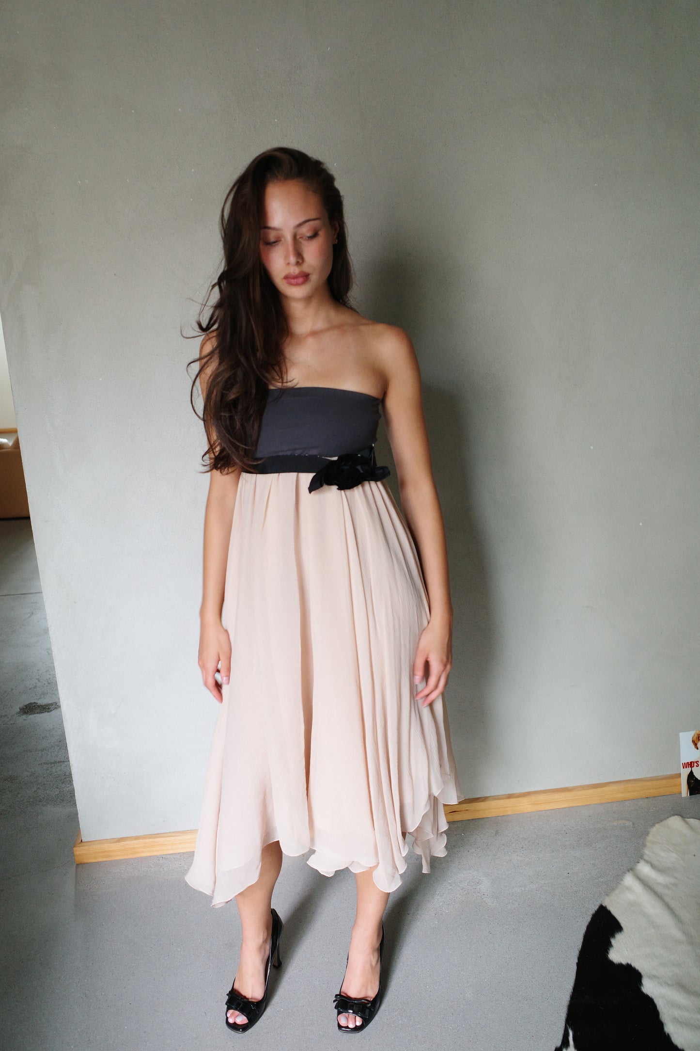 MARC BY MARC JACOBS S/S 2006 SILK BANDEAU DRESS