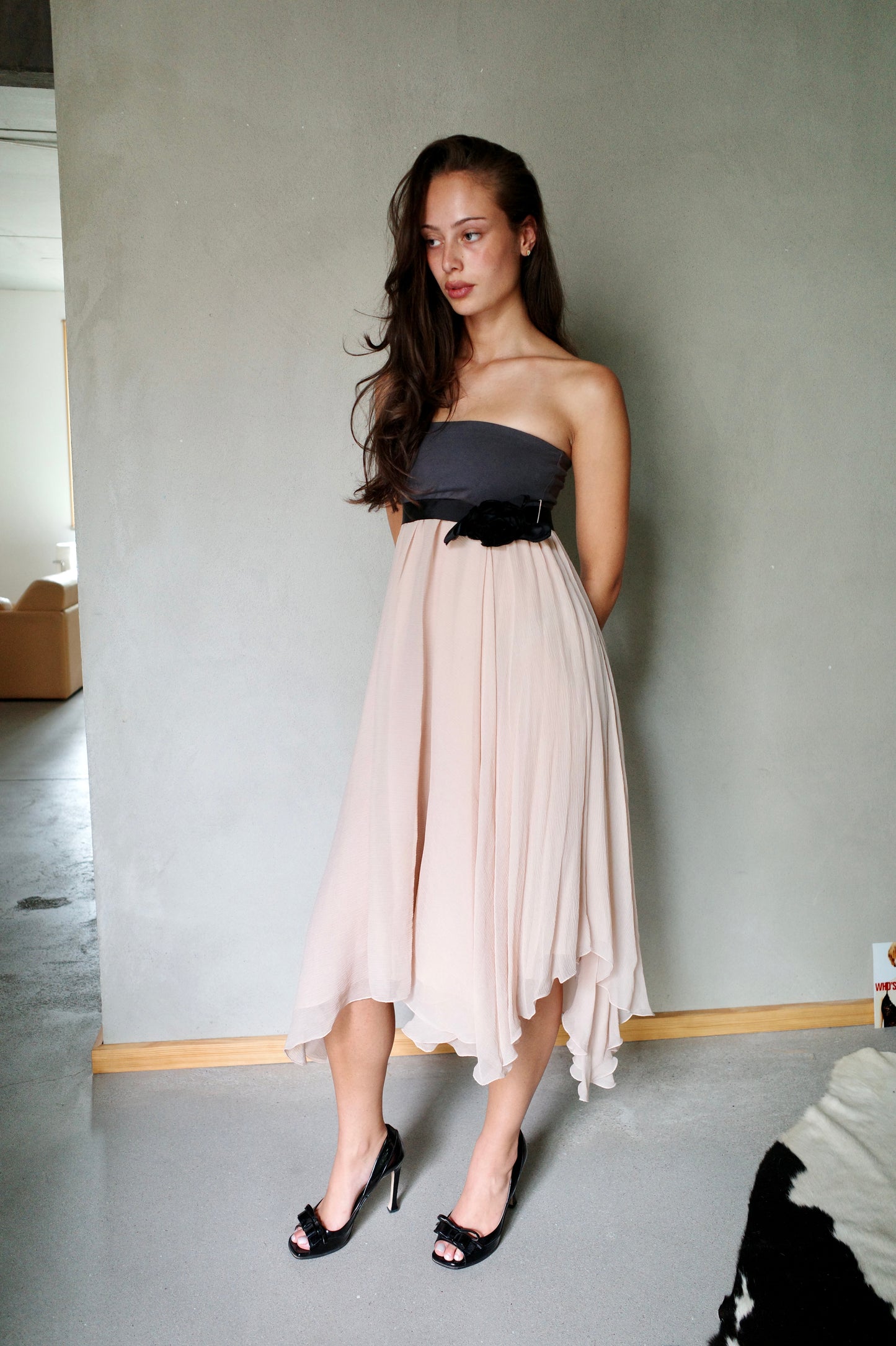 MARC BY MARC JACOBS S/S 2006 SILK BANDEAU DRESS